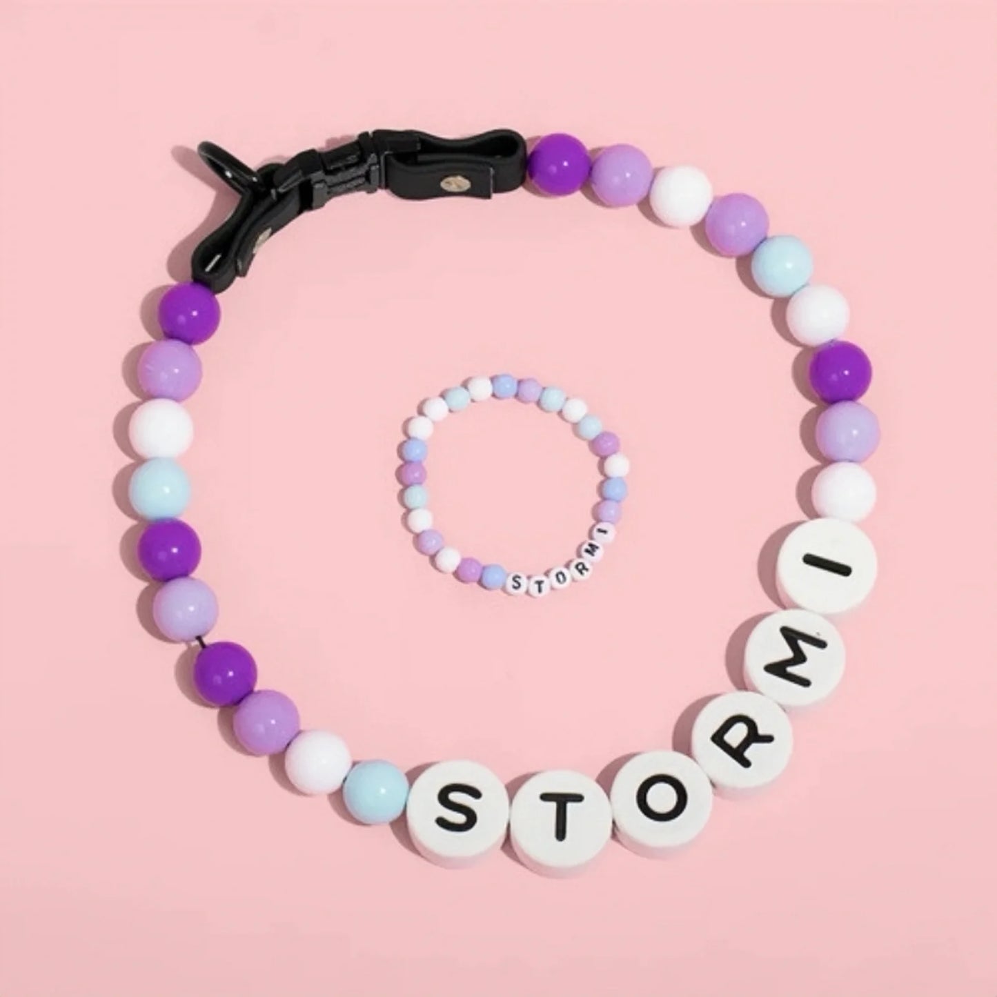 Beaded Custom Pet Collar & Bracelet Set™