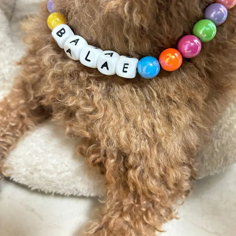 Beaded Custom Pet Collar & Bracelet Set™