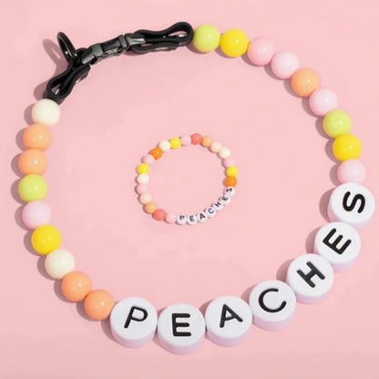 Beaded Custom Pet Collar & Bracelet Set™
