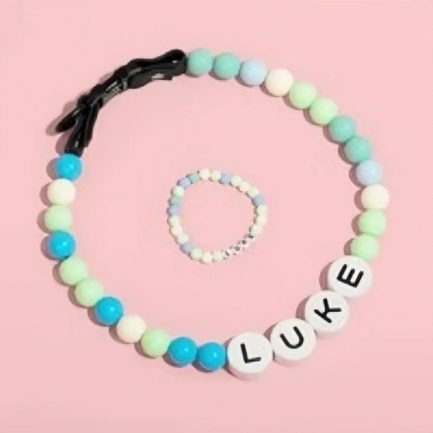 Beaded Custom Pet Collar & Bracelet Set™